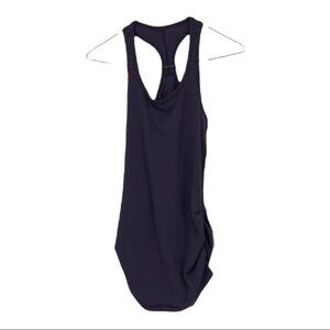 Karma plum purple ruched sides  workout tank top small